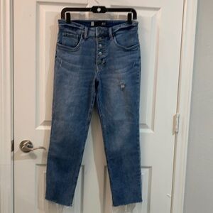 KUT from the Kloth  high rise straight leg  jeans